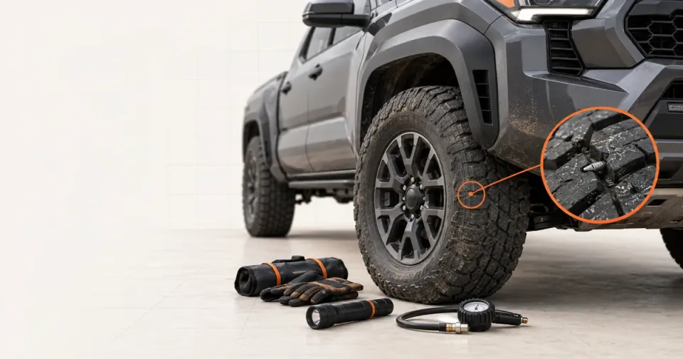 Can a Nail in a 2025 Tacoma TRD Off-Road Tire Be Repaired?