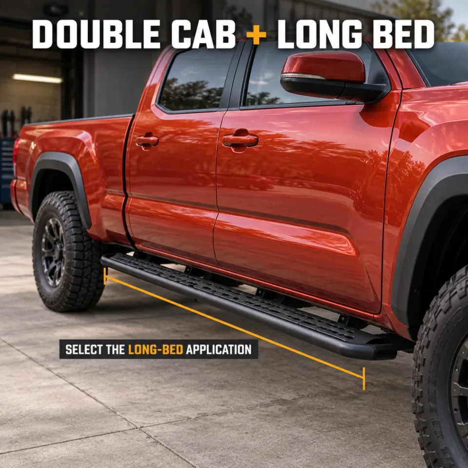 Which Rock Sliders or Steps Fit a 2025 Tacoma Double-Cab Long Bed?