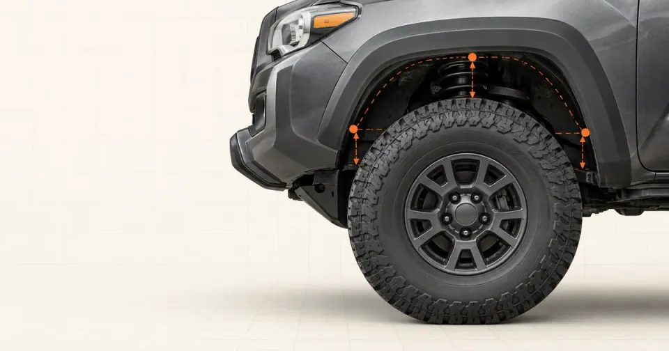 Will 265/75R16 Tires Fit a Stock 2021 Tacoma SR5 Without Rubbing?