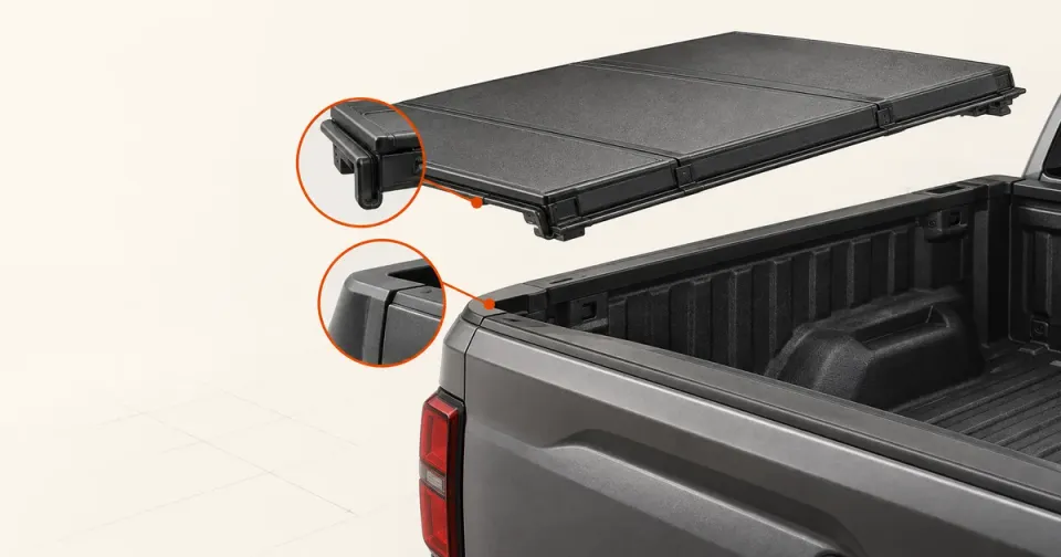 Will a Jeep Gladiator Hard Tri-Fold Cover Fit a 2016–2023 Tacoma Short Bed?