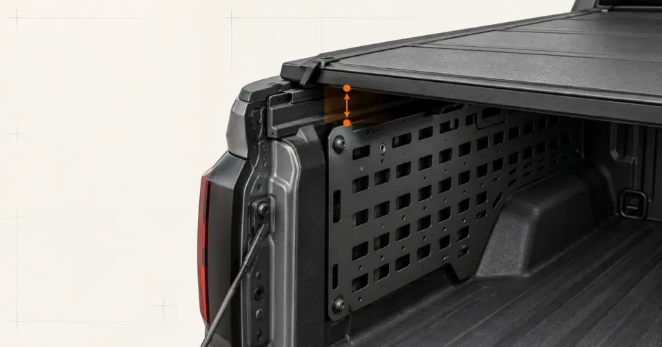 Can Toyota Inner-Bed MOLLE Panels Work With the Genuine Hard Tonneau Cover on a 2024+ Tacoma?