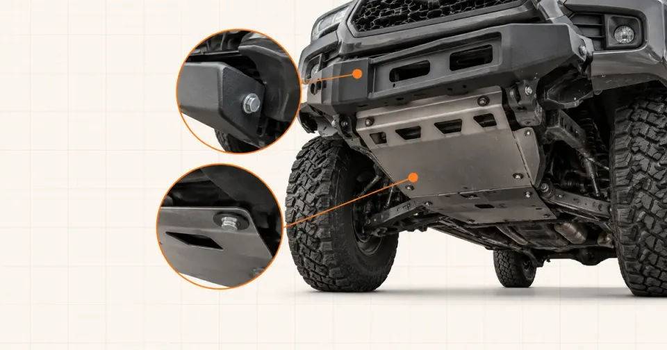 For Moderate Tacoma Trails, Should You Buy Skid Plates or a Metal Bumper First?