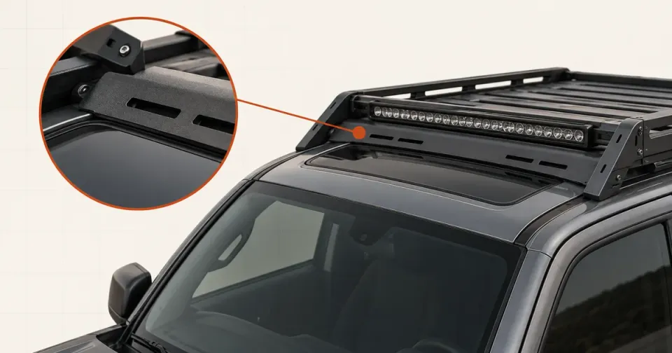 Which 3rd-Gen Tacoma Roof Rack Works With a Sunroof and a Light Bar?