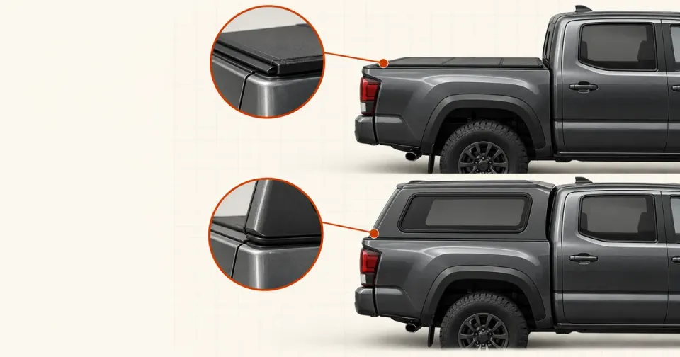 Should You Choose a Tacoma Tri-Fold Cover or a Camper Shell for Enclosed Cargo?