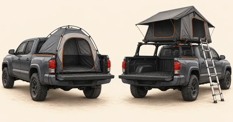 Bed Tent vs Rooftop Tent for Tacoma Camping