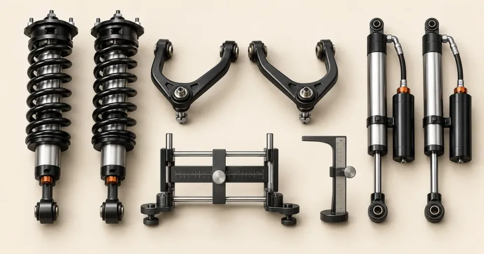 What Supporting Parts Are Needed With a Bilstein 6112 Tacoma Lift?