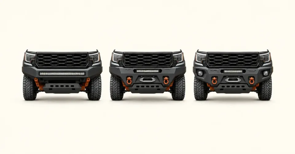 Cali Raised vs C4 vs CBI Front Bumpers for a 2024+ Tacoma