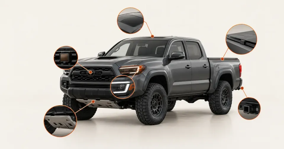 Which Factory Options Change Tacoma Aftermarket Fitment?