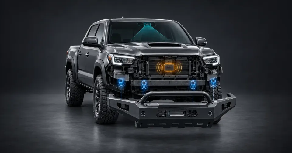 Which Fourth-Gen Tacoma Front Bumpers Retain TSS and Cameras?