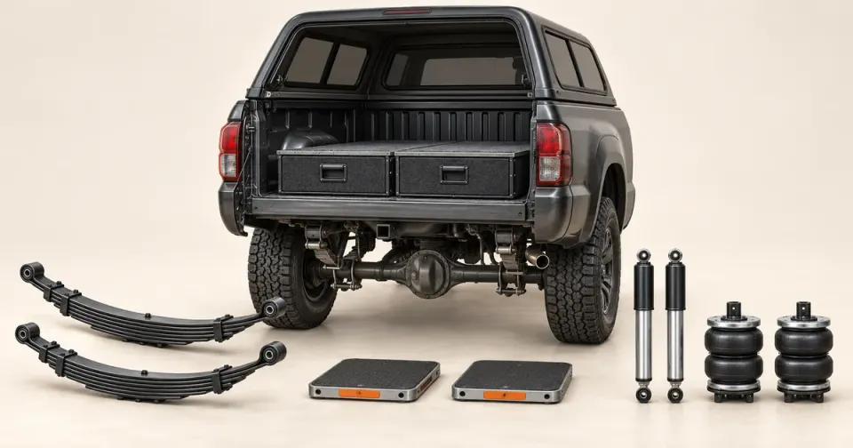 How Do You Fix Tacoma Rear Sag From a Topper and Drawers?