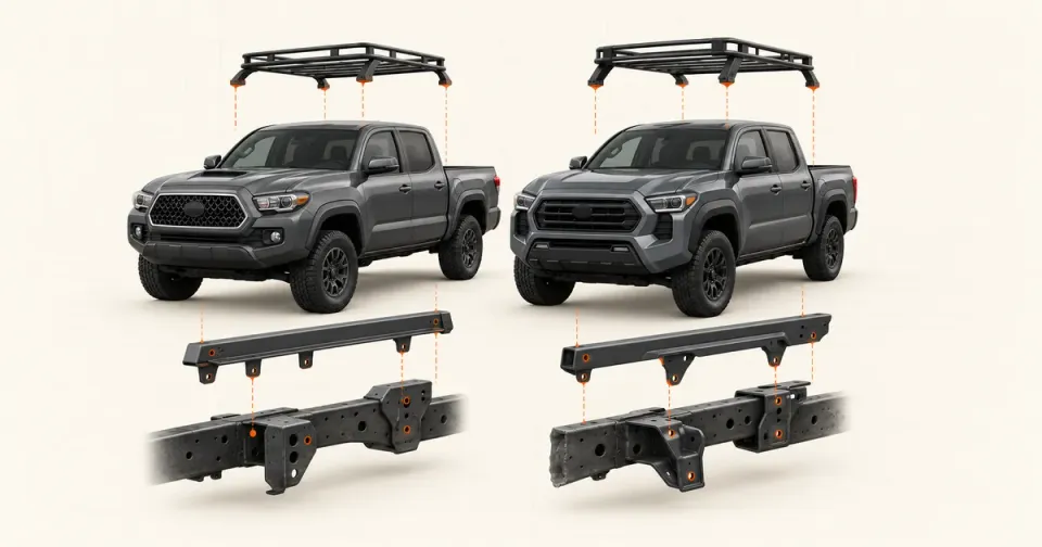 Will Third-Gen Tacoma Parts Fit a Fourth-Gen Tacoma?