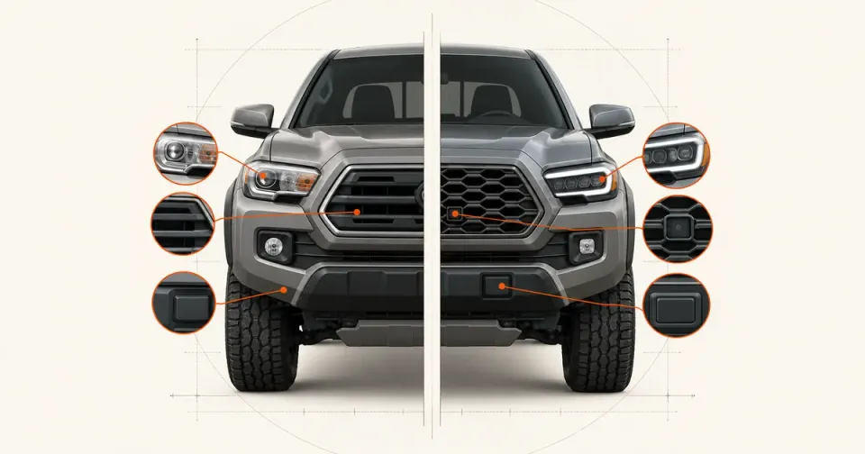 2016–2019 vs. 2020–2023 Tacoma Parts: What Changed?