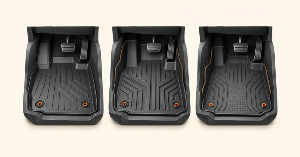 Toyota OEM vs WeatherTech vs Husky Floor Liners for a 2024+ Tacoma